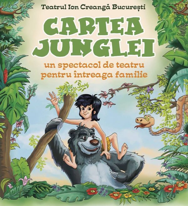 Cartea Junglei – spectacol original,  afiș de Mirela Pete
