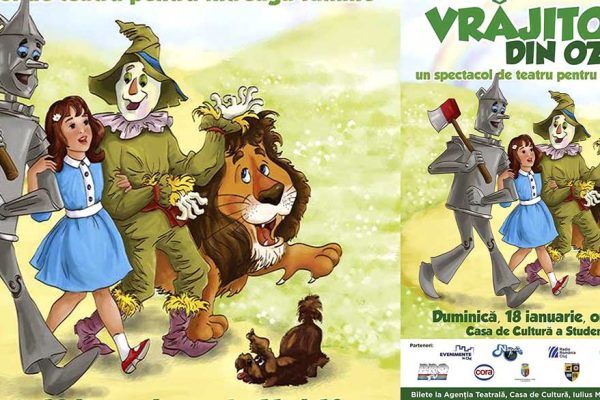 Cortina Events prezintă ”Vrăjitorul din Oz”