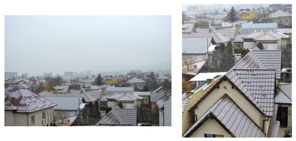 Prima zăpadă à la Cluj
