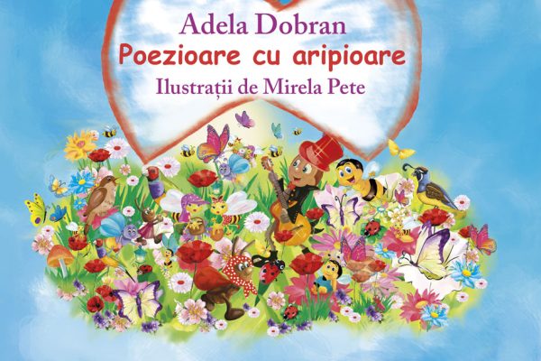 O nouă carte cu ilustrații de Mirela Pete, Poezioare cu aripioare, pe versuri de Adela Dobran